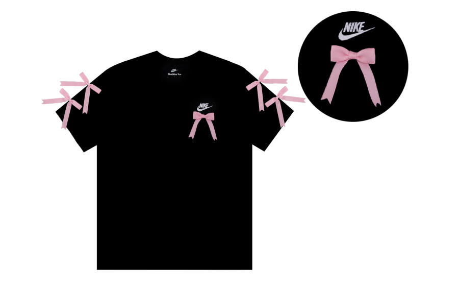 Nike Nike T Shirts Unisex Black Crew Neck Moderate Straight Fit