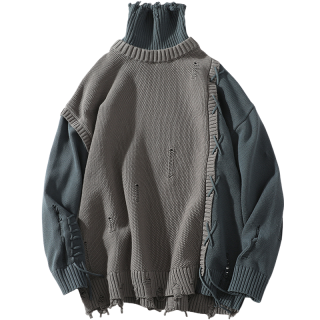 A SQUARE ROOT Sweater Unisex Dark Gray