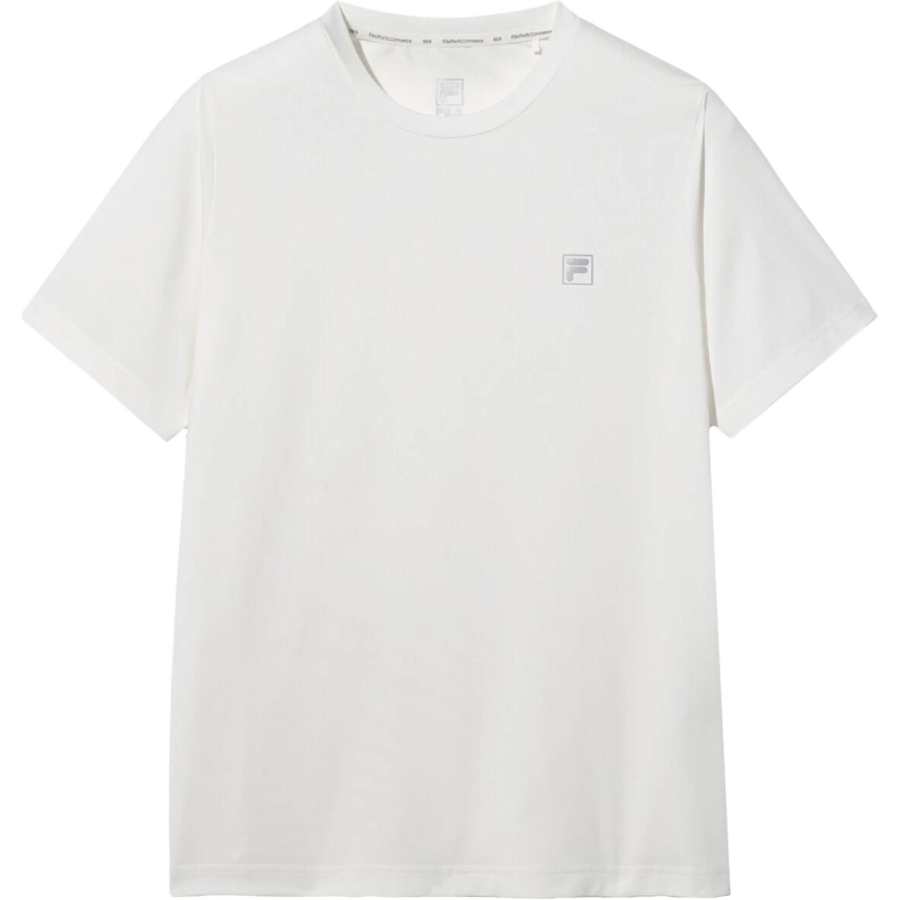 FILA T Shirts Unisex White Crew Neck