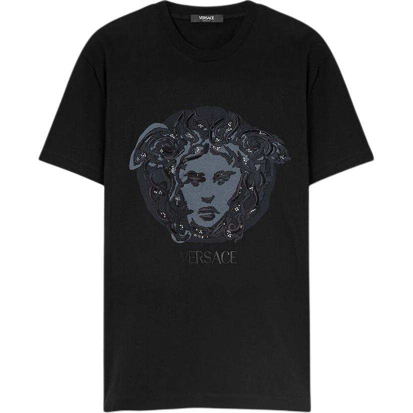 VERSACE VERSACE Medusa Embroidered T shirt