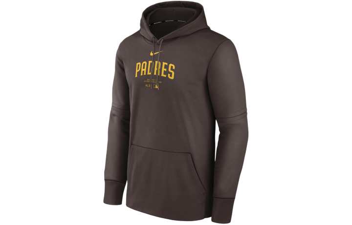Nike Nike San Diego Padres Authentic Collection Practice Men's Nike Therma Mlb Pullover Hoodie