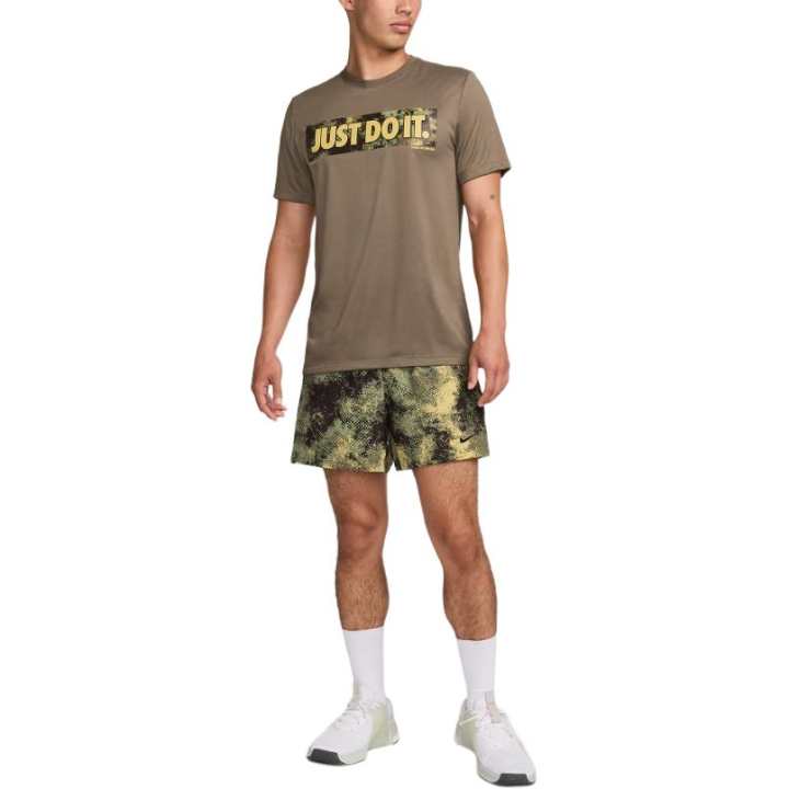 Nike Nike Dri Fit T Shirt Men's Medium Olive