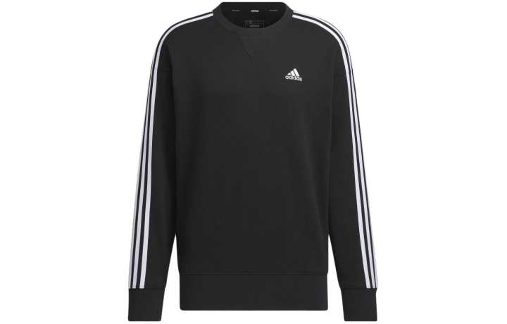 Adidas Adidas Sweatshirts Men's Black Crew Neck Moderate Regular