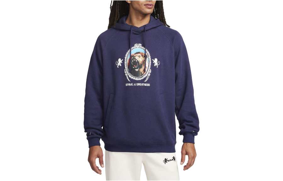 Nike Nike Sweatshirts Men's Purple Hooded Moderate Other