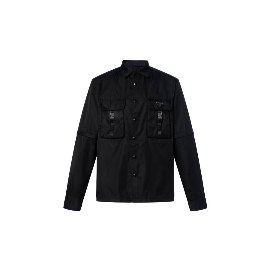 PRADA PRADA Re Nylon Shirt Men's Black