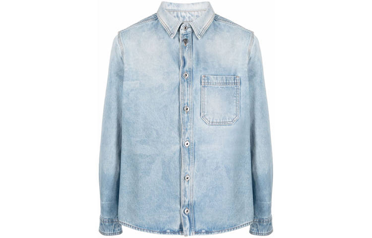 OFF-WHITE OFF WHITE SS21 Shirt Men's Blue
