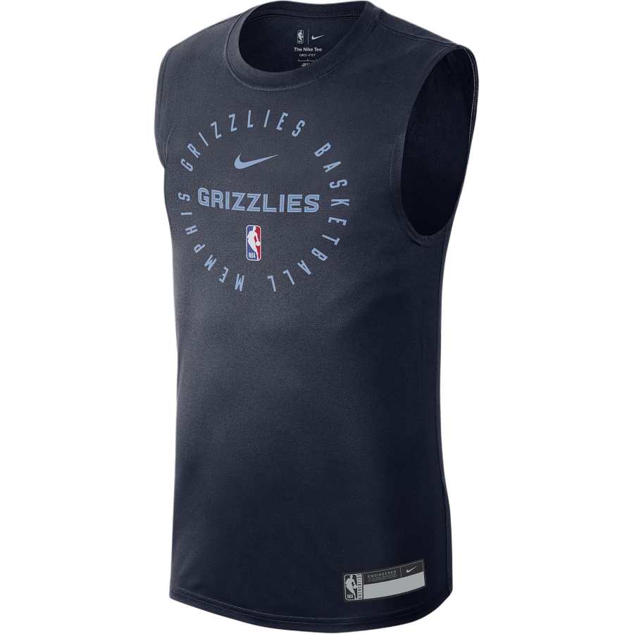Nike Nike DRI FIT NBAMemphis Grizzlies T Shirt Men's University Dark Blue