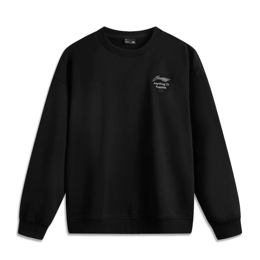 Li-Ning Li Ning Sports Fashion Collection Sweatshirt Unisex Black
