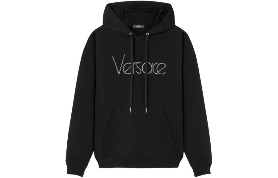VERSACE VERSACE 1978 Re Edition Embellished logo Hoodie