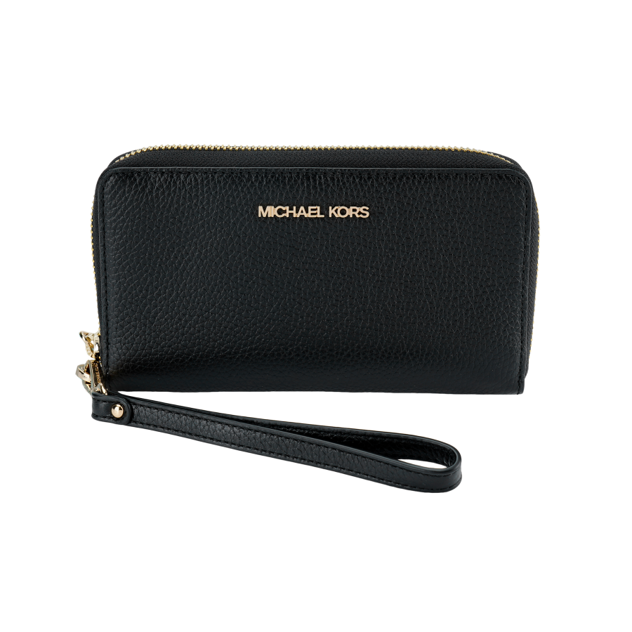 MICHAEL KORS Leather Wallet Large Women's Black