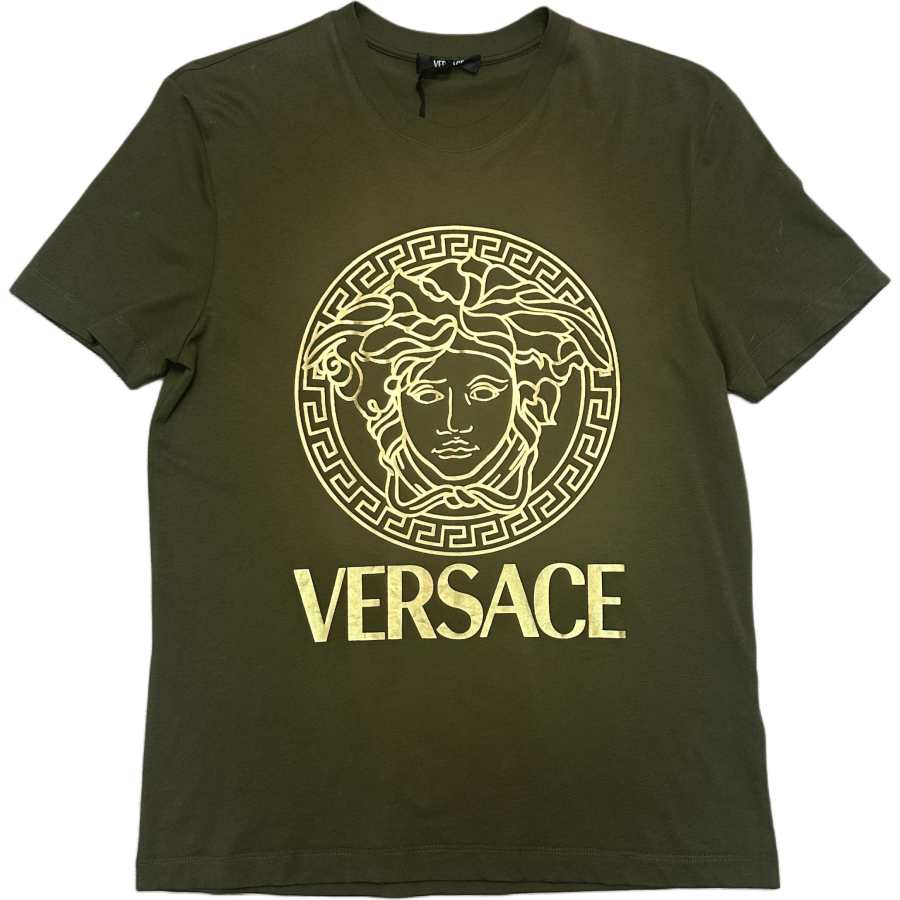 VERSACE VERSACE SS24 T Shirt Men's Dark Green