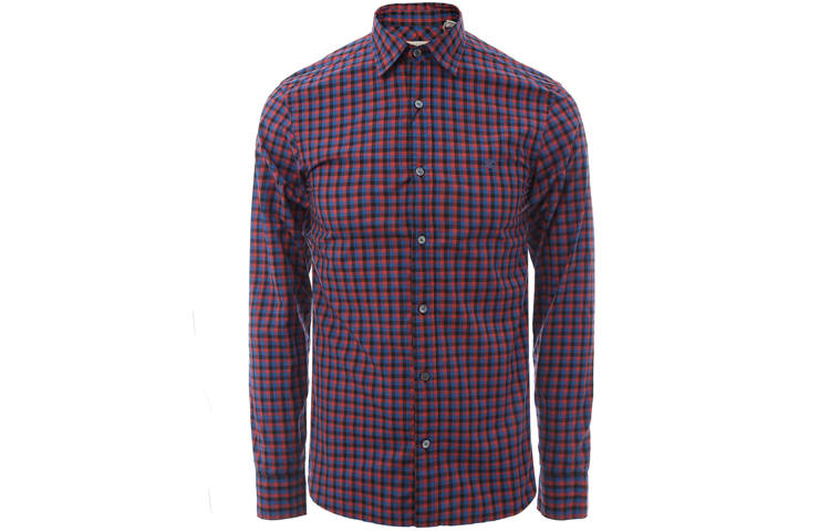 Burberry Shirts Men's Red Lapel Moderate Other