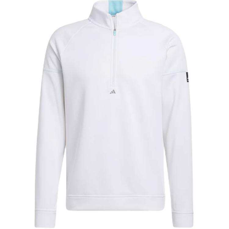 Adidas Adidas Sweatshirts Men's White Stand Collar Moderate