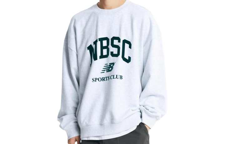 New Balance New Balance Sweatshirt Men's Light Gray