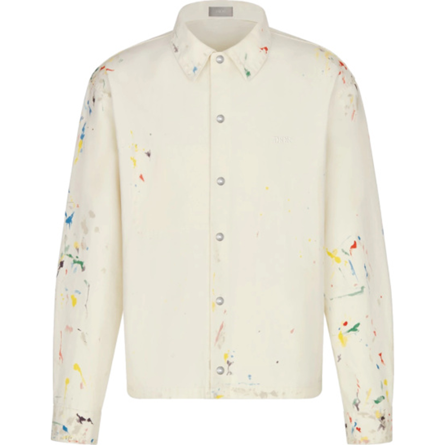 DIOR Quarterly New Products Shirts Men's White Lapel Moderate Other