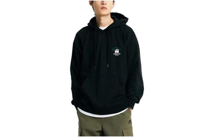 New Balance New Balance Sweatshirts Men's Black Hooded Moderate Regular