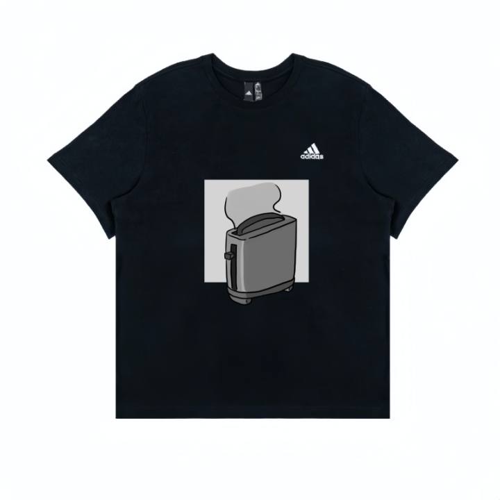 Adidas Adidas T Shirts Unisex Black Crew Neck Moderate