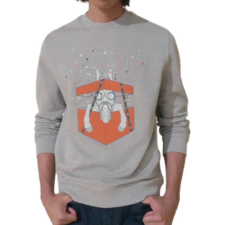 HERMES HERMES Men 100th Anniversary Boite Surprise Sweatshirt