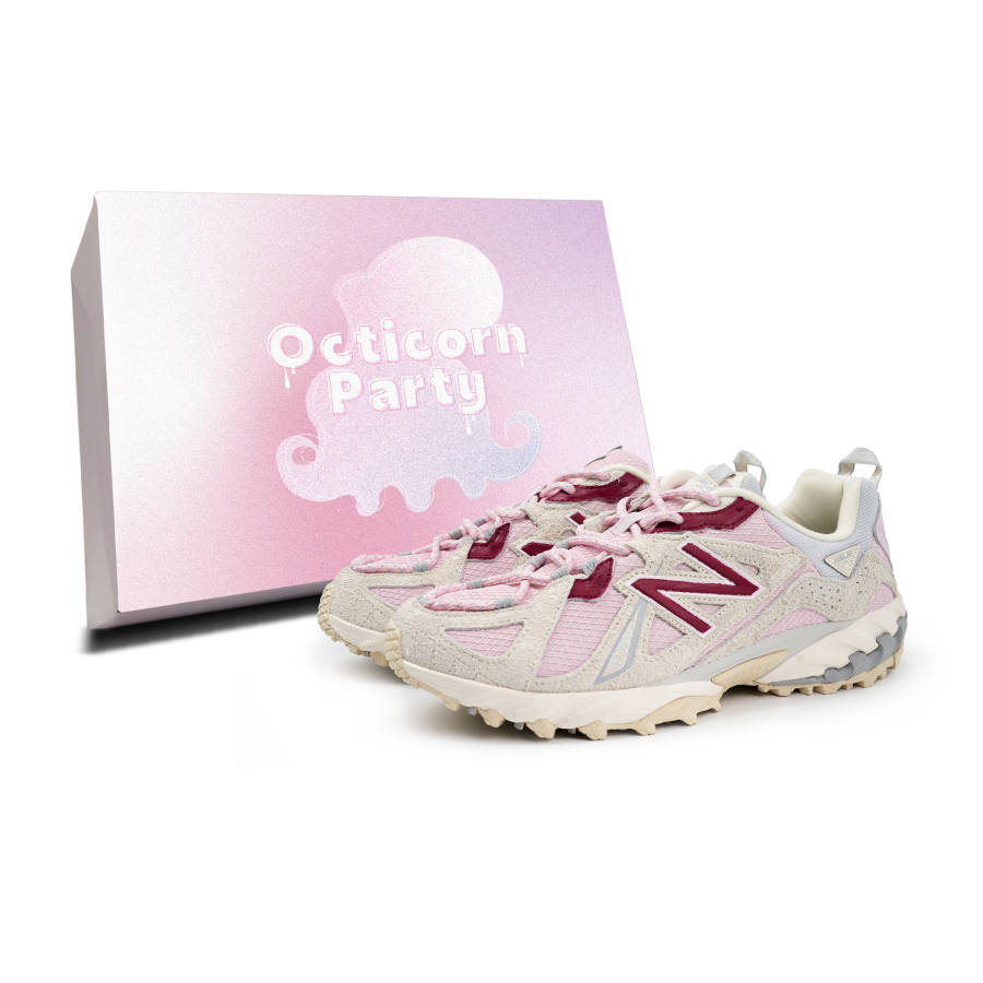 New Balance New Balance 610T Octopus Party, Cherry Blossom Pink Rain, Box Included Slip Resistant Abrasion Resistant Low top