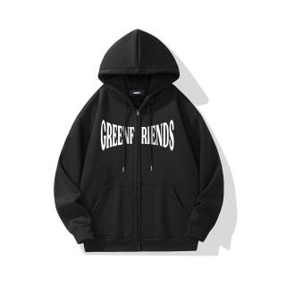 GF Sweatshirts Unisex Hooded Thickened Cardigan
