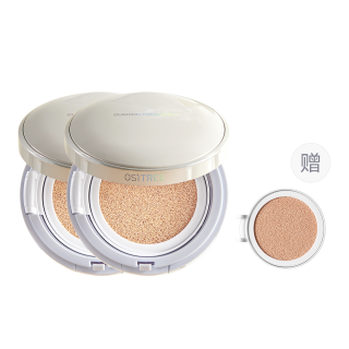 Ositree Herbal Skin Nourishing Radiant And Moisturized Air Cushions Complexion Correcting Skin Tone Concealing 13g