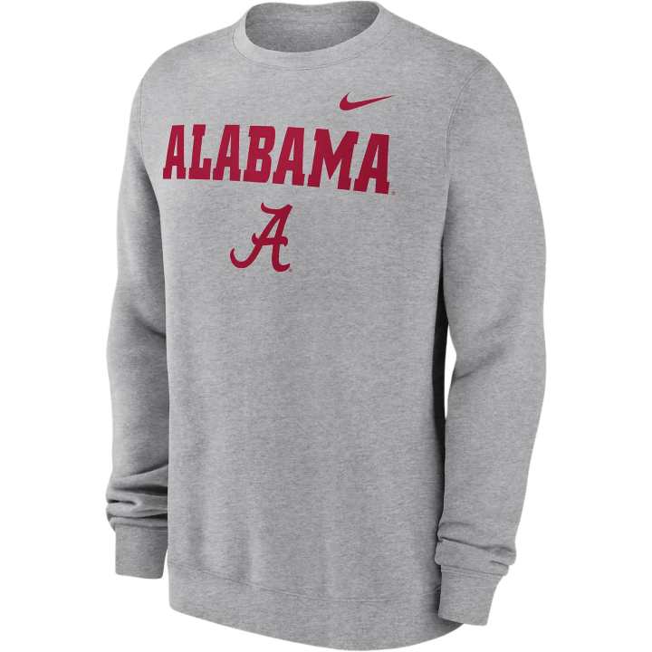 Nike Nike Alabama Crimson Tide Primetime Primary Stack Men's Nike College Pullover Crew
