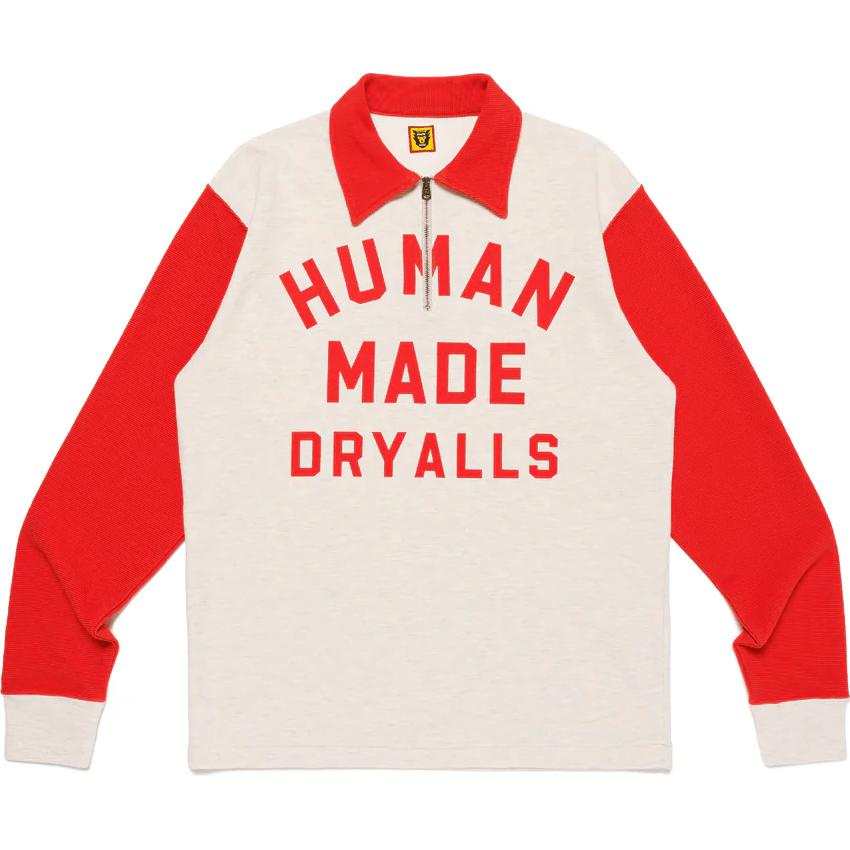 HUMAN MADE HUMAN MADE Zip-Up Long-Sleeve T-Shirt