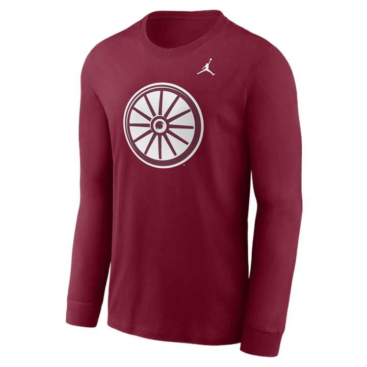 Nike Jordan Oklahoma Sooners Alternate Logo Men's Jordan College Long Sleeve T Shirt