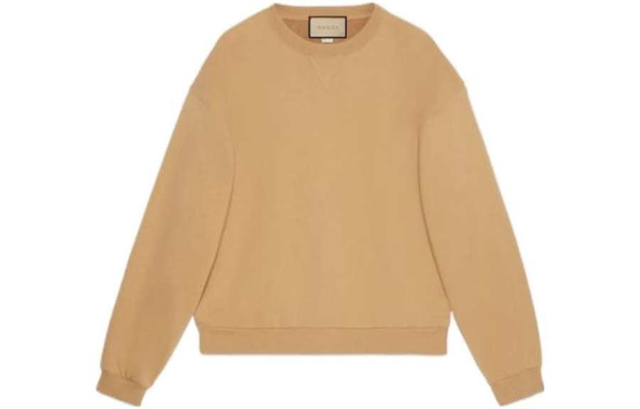GUCCI Logo Embroidered Crewneck Sweatshirt