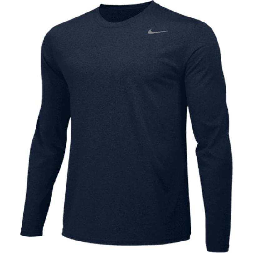 Nike Nike T Shirts Men's Blue Crew Neck Moderate Straight Fit