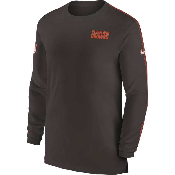 Nike Nike Cleveland s Sideline Coach Men's Nike Dri-FIT Nfl Long-Sleeve Top