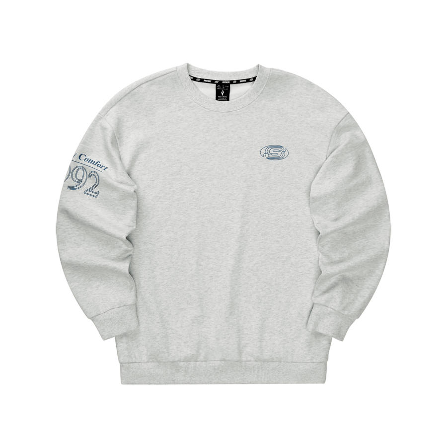 Skechers Sports Life Collection Sweatshirt Unisex Light Heather Gray