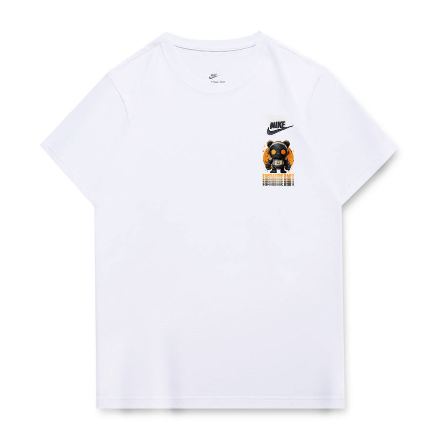 Nike Nike T Shirts Unisex White Crew Neck Moderate Straight Fit