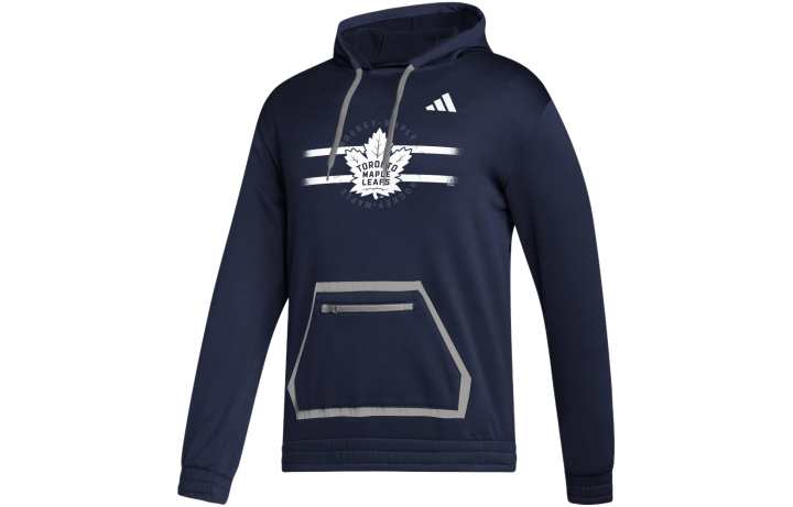 Adidas Adidas Jets Team Issue Pullover Hoodie Sweatshirt Men's Marine Blue