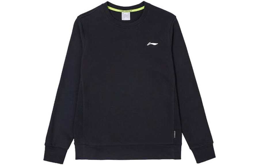 Li-Ning Li Ning Sweatshirts Men's Black Crew Neck Moderate Other