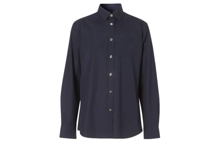 Burberry Shirt Men's Marine Blue