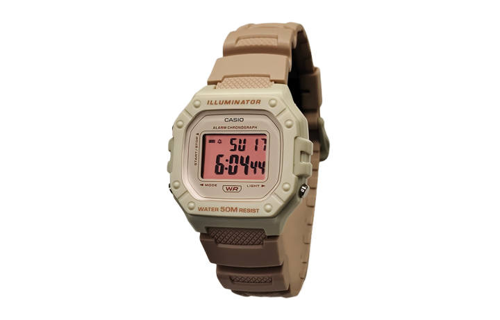 CASIO CASIO Custom Collection Quartz Movement Resin Strap Watch Women's Watch Gray Dial