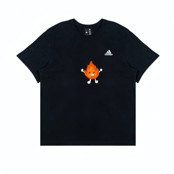 Adidas Adidas T Shirts Unisex Black Crew Neck Moderate
