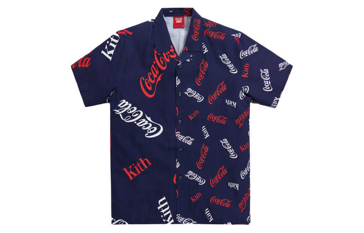 KITH KITH X Coca Cola Printed Camp Collar Shirt