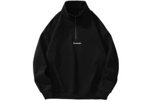 STORMATE Sweatshirts Unisex Stand Collar Moderate Regular