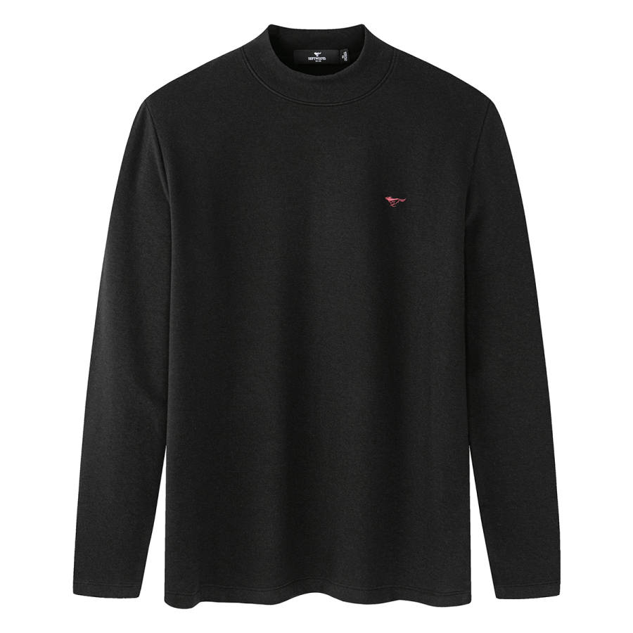 SEPTWOLVES T Shirts Men's Half Turtleneck Moderate Straight Fit