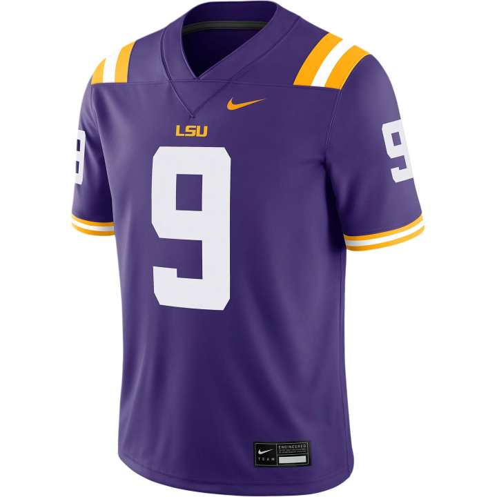 Nike Nike Joe Burrow Lsu Tigers Men’s Nike Dri-FIT College Game Jersey