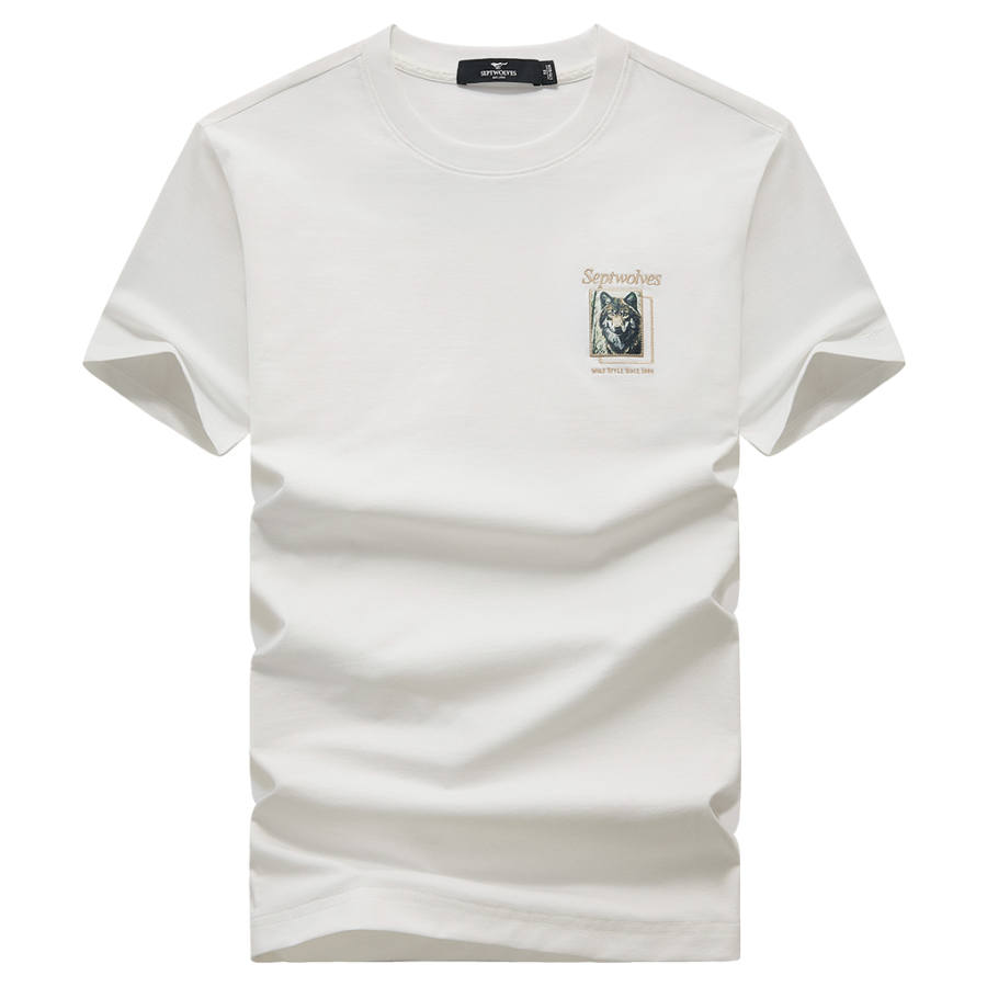 SEPTWOLVES SEPTWOLVES T Shirts Unisex Crew Neck Moderate
