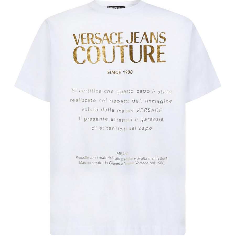 VERSACE JEANS COUTURE T Shirt Men's White