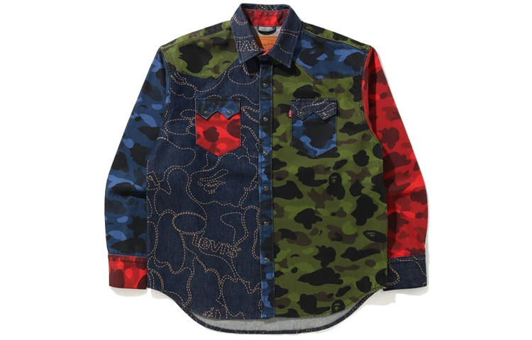 A BATHING APE Bape X Levi's Camo Jacket