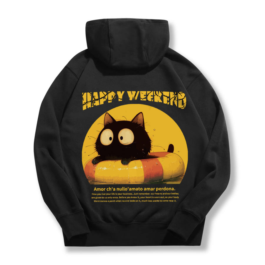 Nike Nike Sportswear Club Fleece Swim Cat Fluffy Thermal Pullover Fleece Lined Hooded American Vintage Sports Sweatshirt