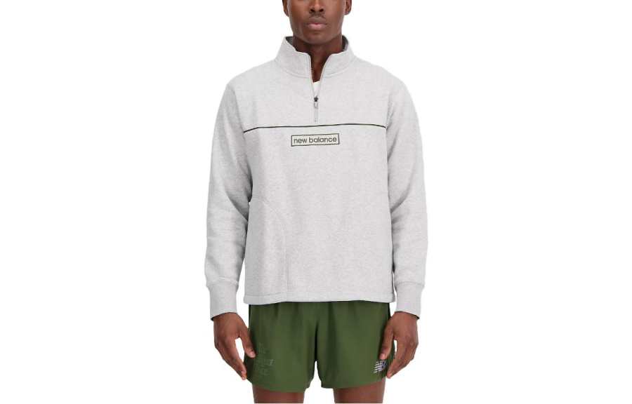 New Balance New Balance Sweatshirts Men's Gray Turtleneck Moderate Regular