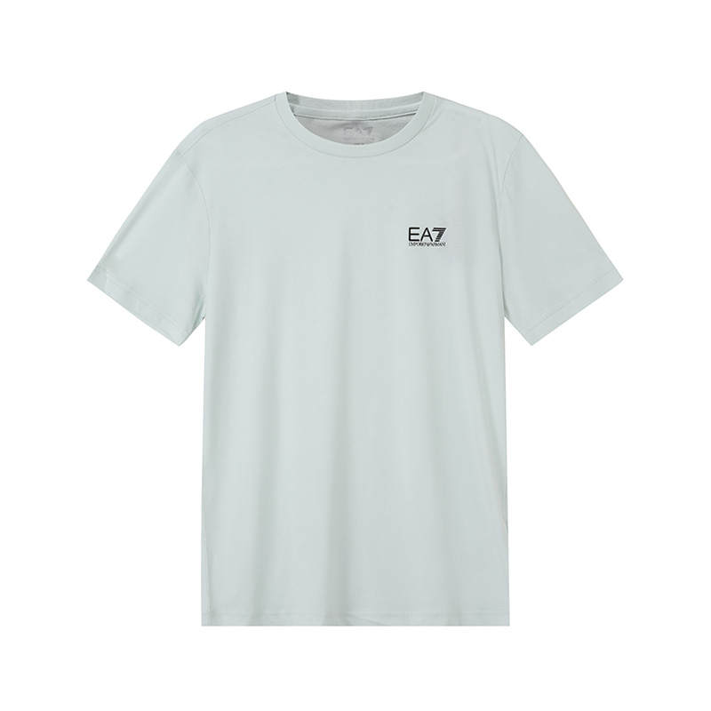 EMPORIO ARMANI EA7 T Shirt Men's Light Blue Green