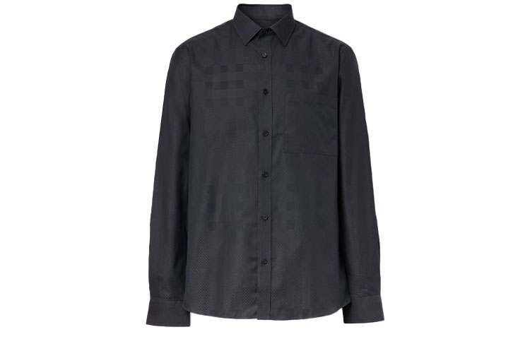 Burberry Slim Fit Check Jacquard Shirt