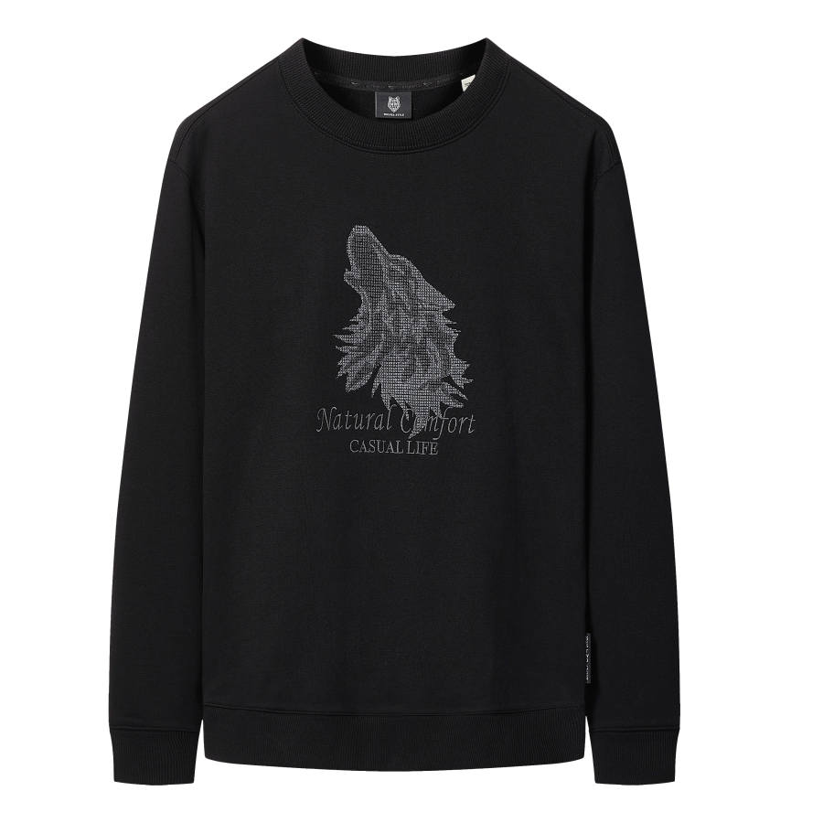 SEPTWOLVES SEPTWOLVES Sweatshirts Men's Crew Neck Moderate Other